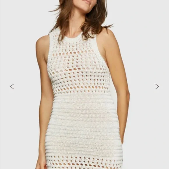 Rebecca minkoff Lily Crochet Dress in white color - Picture 2 of 6